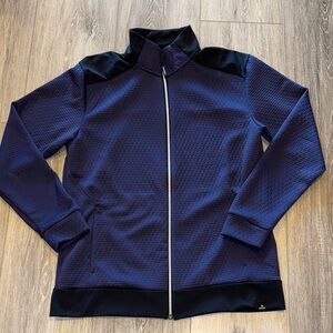 Eddie Bauer Navy Blue Lightweight Full-Zip Jacket